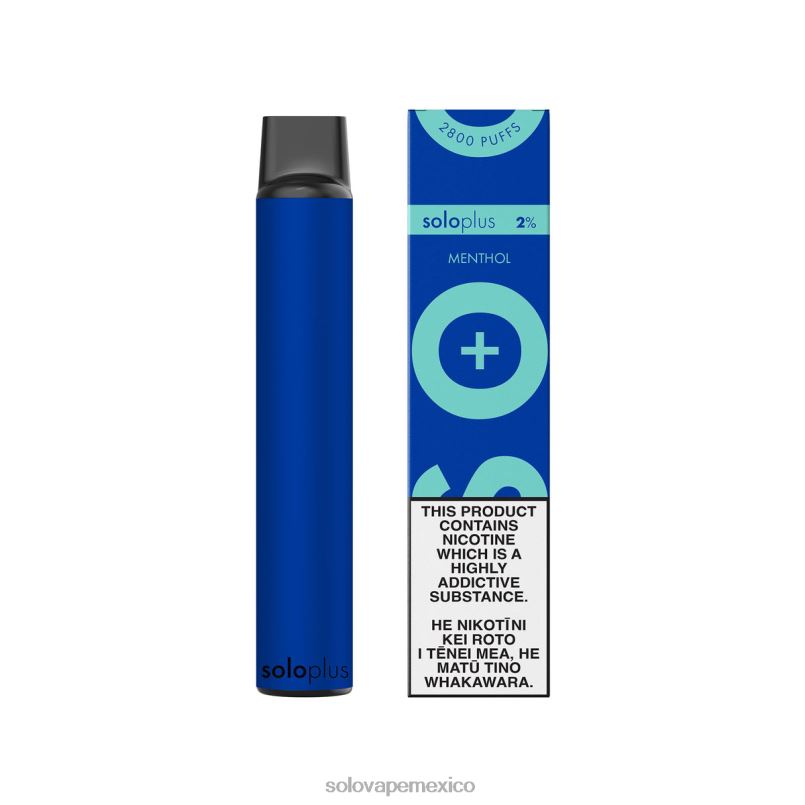 Best Solo Vape Flavours - Solo Plus vaporizador desechable mentol 6004P32