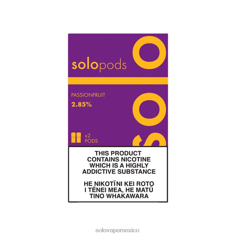 Best Solo Vape Flavours - Solo paquete de 2 cápsulas de repuesto maracuyá 6004P56