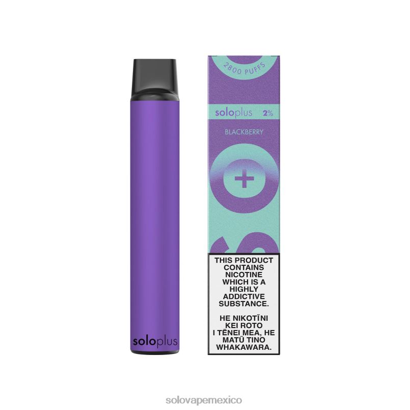 Pods Vape Solo - Solo Plus colección paraíso vape desechable zarzamora 6004P38