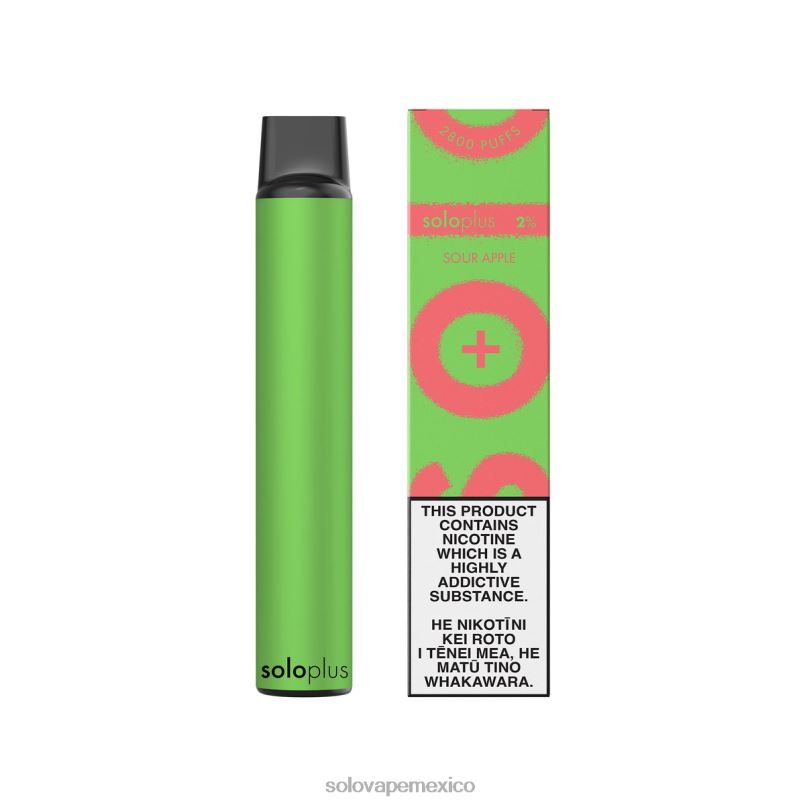 Pods Vape Solo - Solo Plus vaporizador desechable manzana agria 6004P30