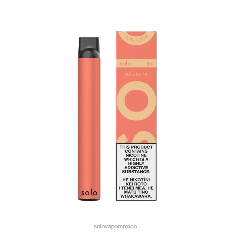 Pods Vape Solo - Solo vaporizador desechable menta durazno 6004P6