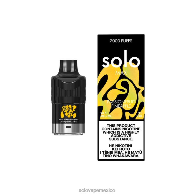 Solo Vape México - Solo MAX vaina piña de maracuyá 6004P81