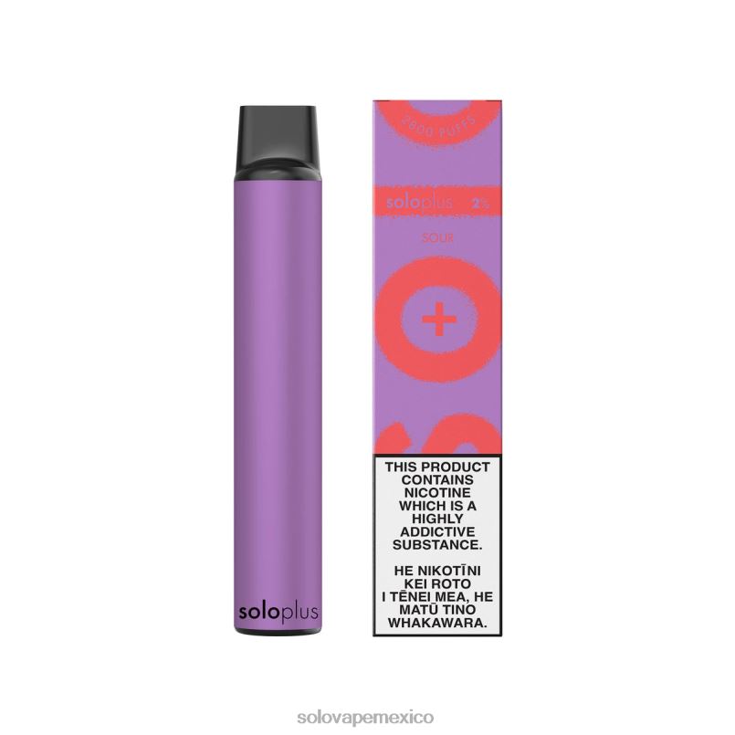 Solo Vape México - Solo Plus vaporizador desechable agrio 6004P25