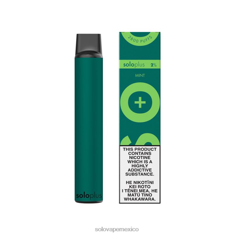 Solo Vape México - Solo Plus vaporizador desechable menta 6004P33