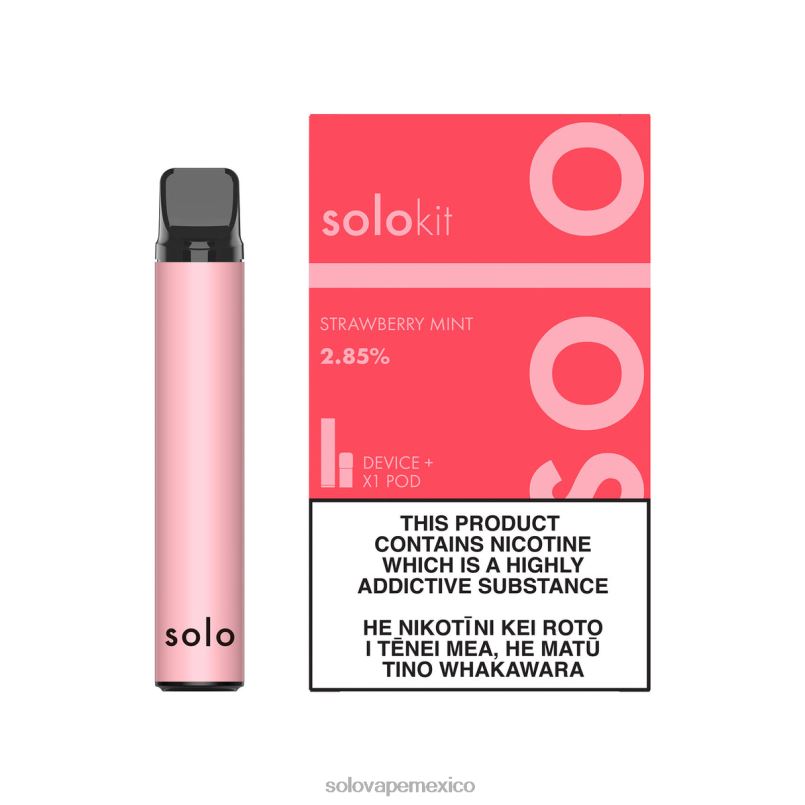 Solo Vape México - Solo kit de cápsulas menta fresa 6004P41