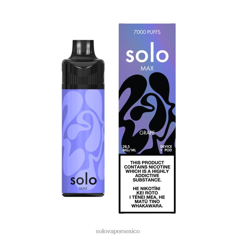 Solo Vape Precio - Solo MAX kit de cápsulas uva 6004P67