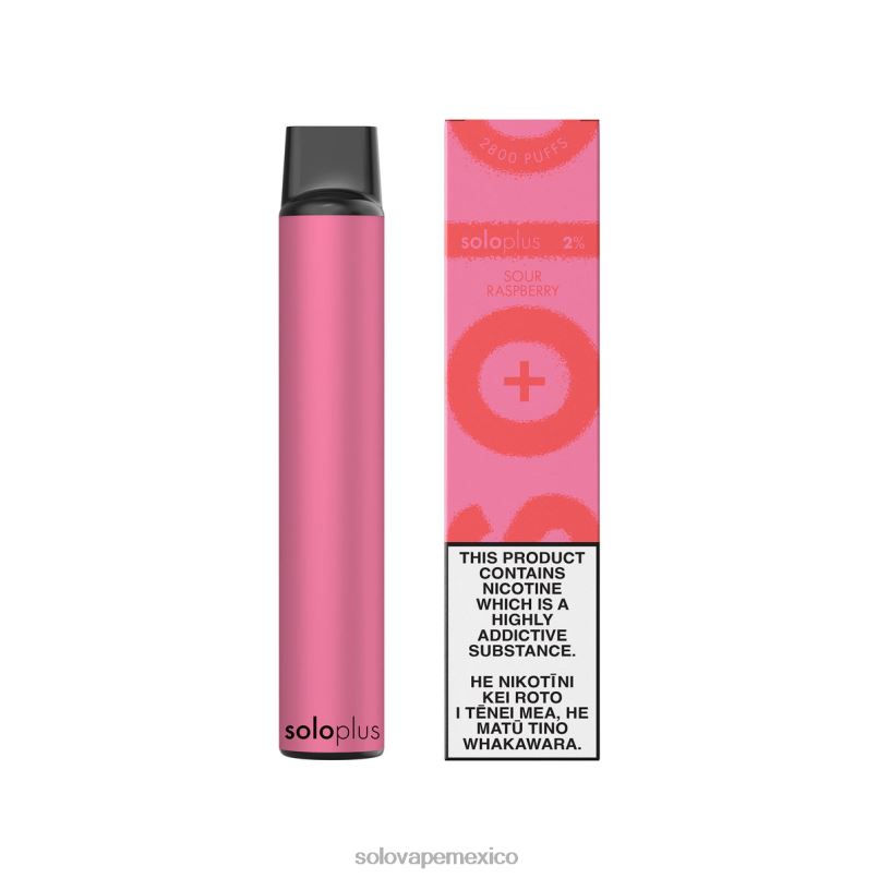 Solo Vape Precio - Solo Plus vaporizador desechable frambuesa agria 6004P35