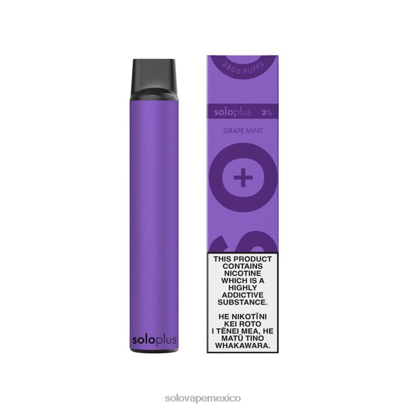 Solo Vape Precio - Solo Plus vaporizador desechable menta de uva 6004P27