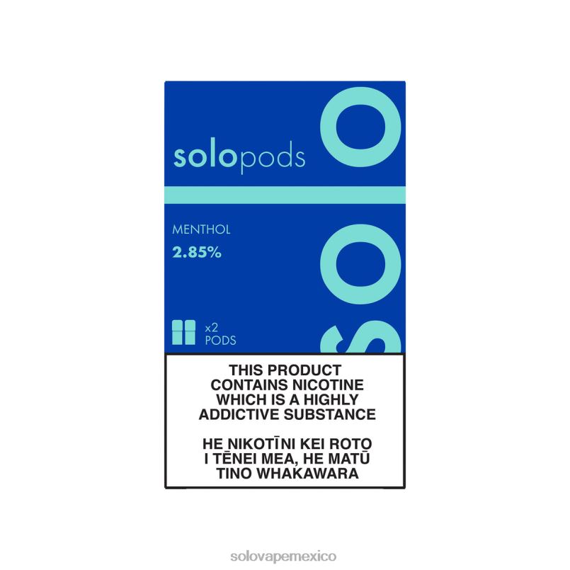 Solo Vape Precio - Solo paquete de 2 cápsulas de repuesto mentol 6004P51