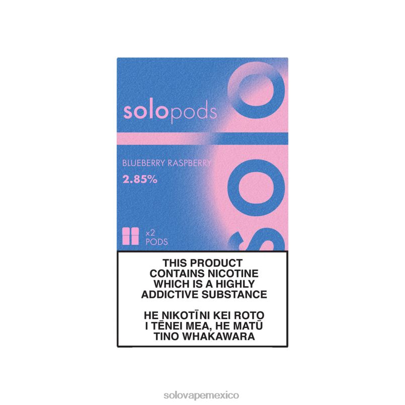 Solo Vape Price - Solo paquete de 2 cápsulas de repuesto frambuesa arándano 6004P53