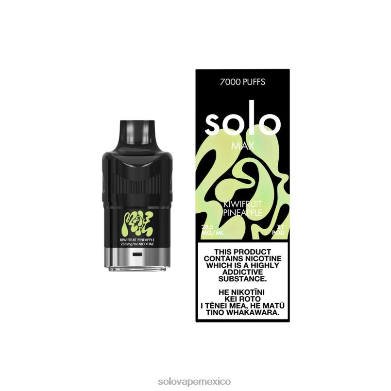 Solo Vape Review - Solo MAX vaina kiwi piña 6004P87