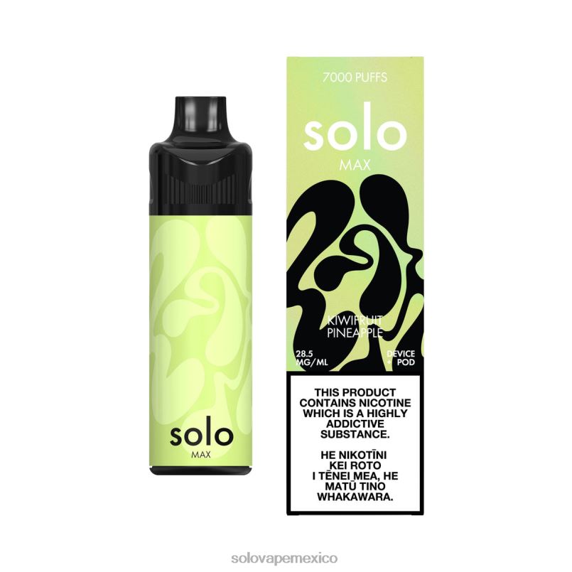 Vape Solo Flavours - Solo MAX kit de cápsulas kiwi piña 6004P68