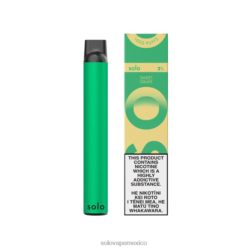 Vape Solo Flavours - Solo colección paraíso vape desechable uva dulce 6004P20
