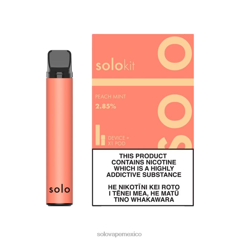 Vape Solo Flavours - Solo kit de cápsulas menta durazno 6004P44