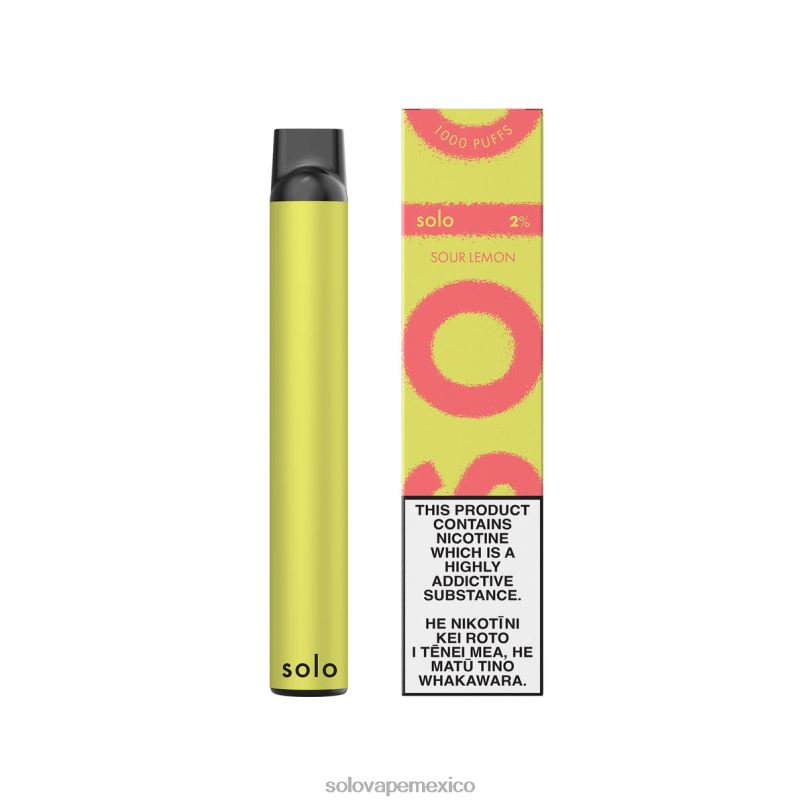 Vape Solo Flavours - Solo vaporizador desechable limón agrio 6004P12