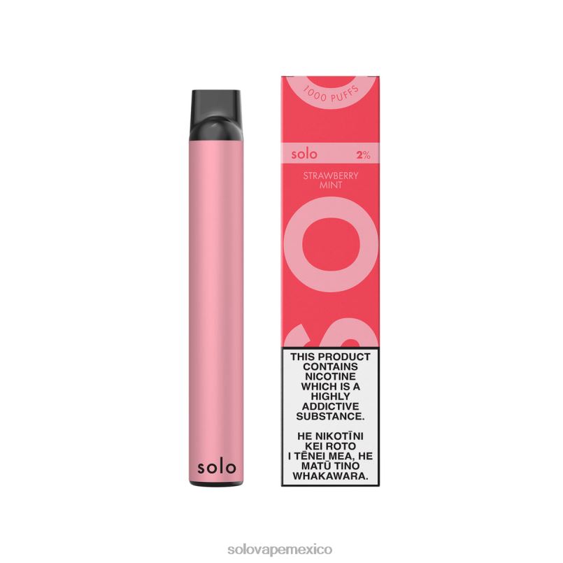 Vape Solo Flavours - Solo vaporizador desechable menta fresa 6004P4
