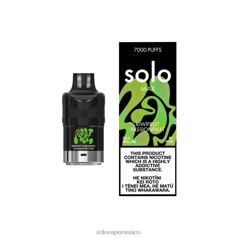 Vape Solo Sabores - Solo MAX vaina kiwi maracuyá 6004P90