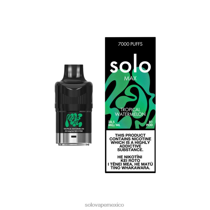 Vape Solo Sabores - Solo MAX vaina sandia tropical 6004P82