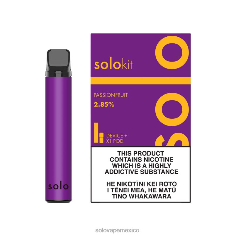 Vape Solo Sabores - Solo kit de cápsulas maracuyá 6004P42