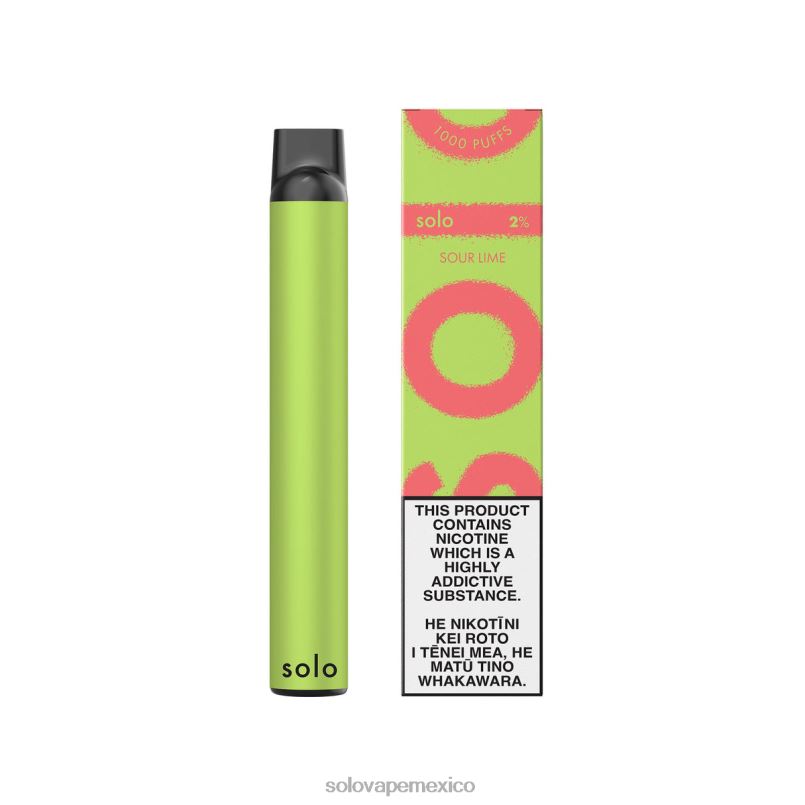 Vape Solo Sabores - Solo vaporizador desechable lima agria 6004P18