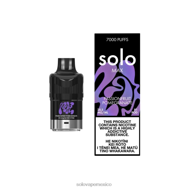 Solo Vape México - Solo MAX vaina granada de maracuyá 6004P89