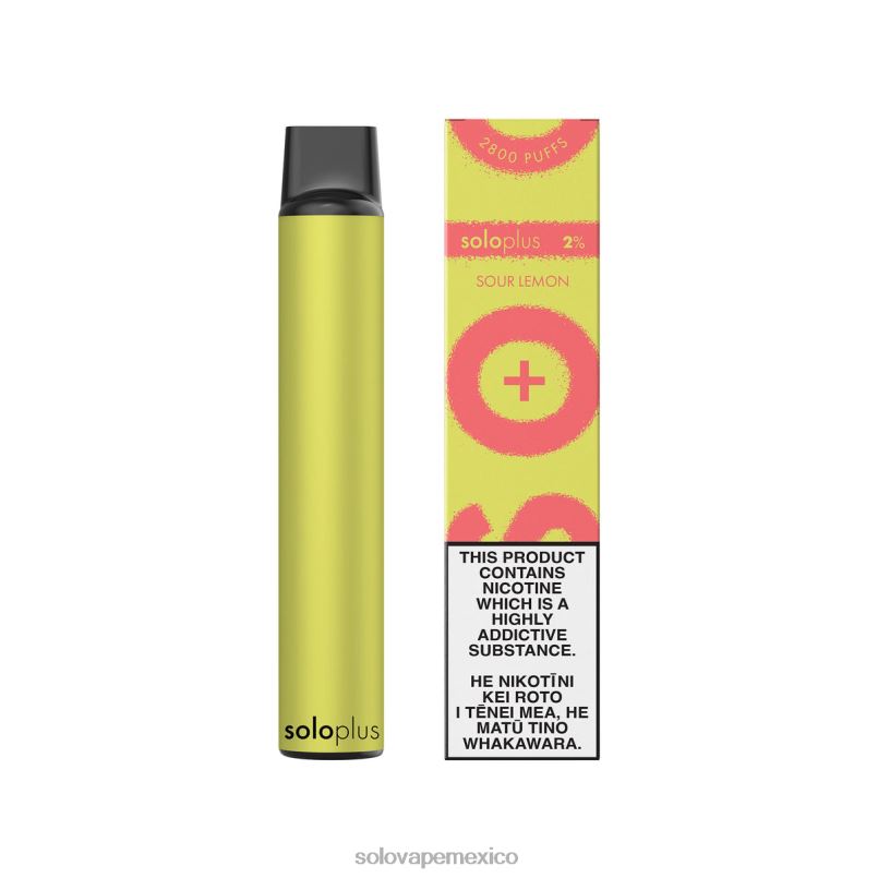 Vape Solo Flavours - Solo Plus vaporizador desechable limón agrio 6004P36