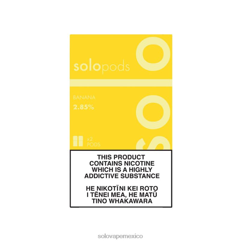 Best Solo Vape Flavours - Solo paquete de 2 cápsulas de repuesto banana 6004P64